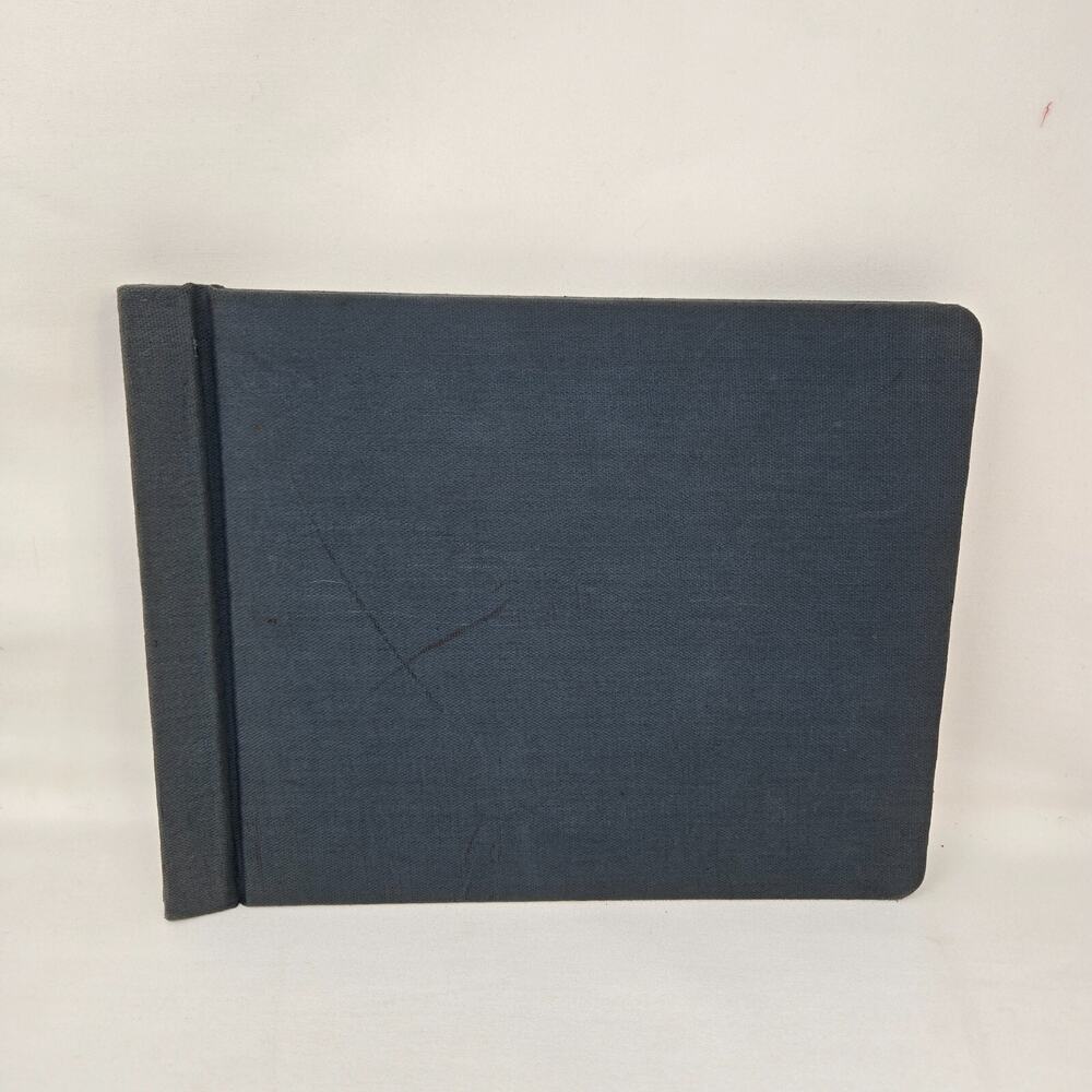National Post Binder Blue w/ 100 Accounting Ledger Sheets 12" x 10" Model 99411